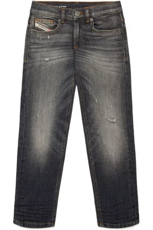Diesel D-Lucas distressed-effect tapered jeans