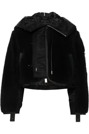 SACAI Fleece-texture jacket