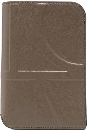 Totême Embossed-monogram passport holder