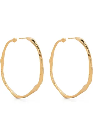 FORTE FORTE Irregular-design hoop earrings