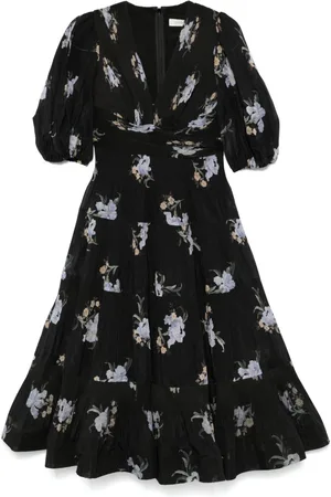 ZIMMERMANN Pleated midi dress