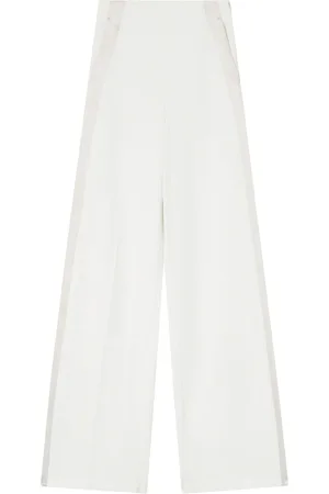 Pinko Side-band wide-leg trousers