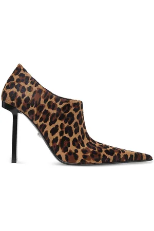 VERSACE Leopard-print pumps