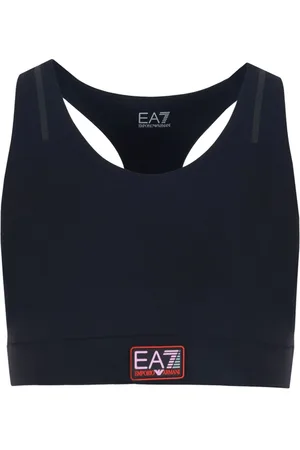 EA7 Logo-appliqu?? sports bra