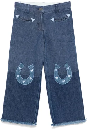 Stella McCartney Horseshoe appliqu?? jeans