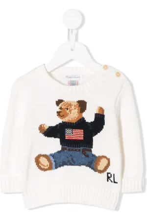 Ralph Lauren Bear embroidered jumper