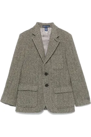 Ralph Lauren Herringbone-pattern blazer