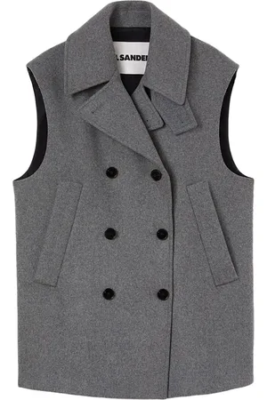 Jil Sander Double-breasted wool vest