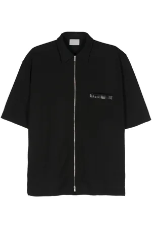 VTMNTS Raised logo-detail short-sleeve shirt