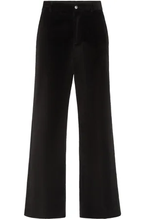 Philipp Plein Wide-leg velvet trousers