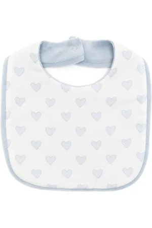 LA STUPENDERIA Heart-print bib