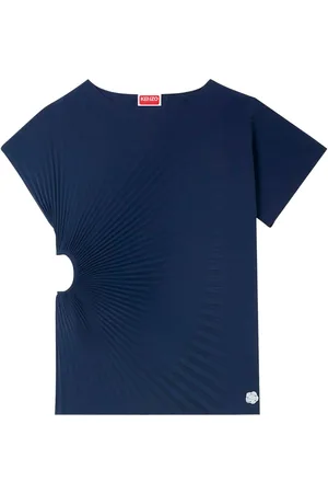 Kenzo Sunray-pleated T-shirt