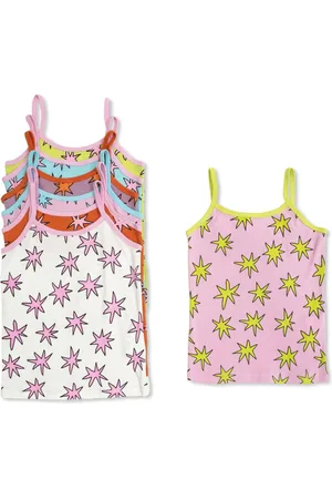Stella McCartney Printed tank tops (pack of seven)