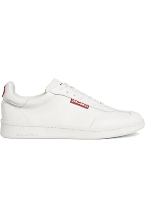 Dsquared2 Logo-tag leather sneakers