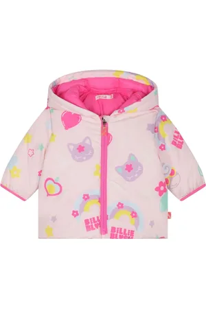 Billieblush Graphic-print padded jacket