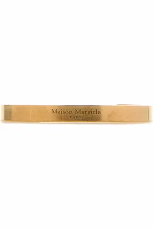 Maison Margiela Logo-engraved cuff bracelet