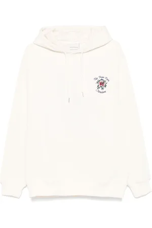 Drôle de Monsieur Logo embroidered hoodie