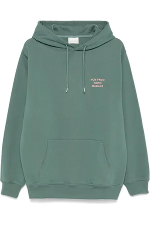 Drôle de Monsieur Slogan-print hoodie