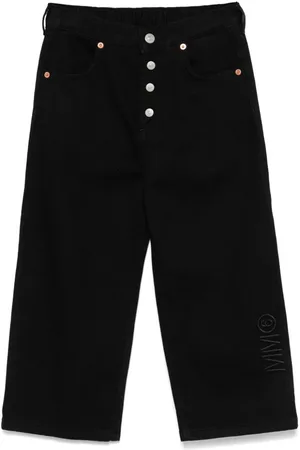 Maison Margiela Logo-embroidered jeans
