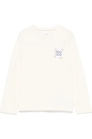 DOUUOD KIDS Logo-patch T-shirt