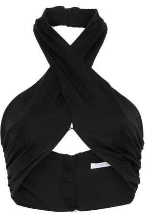 Patrizia Pepe Crossover-straps crop top