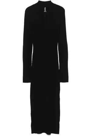Patrizia Pepe Logo-charm midi dress