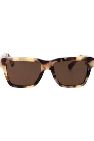 Dolce & Gabbana Tortoiseshell-effect geometric-frame sunglasses