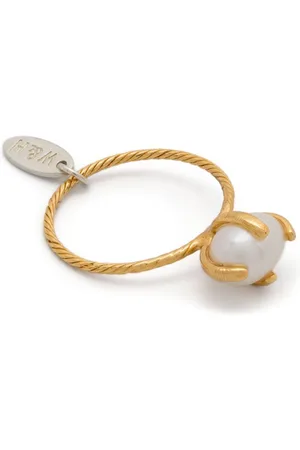 WOUTERS & HENDRIX Twisted pearl band ring