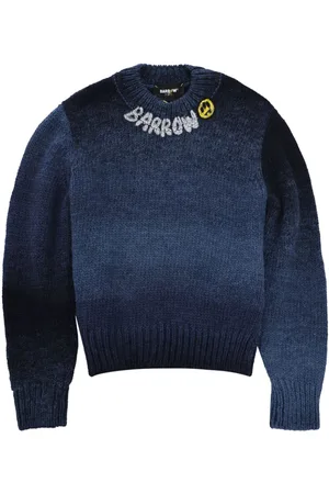 BARROW Logo embroidered sweater