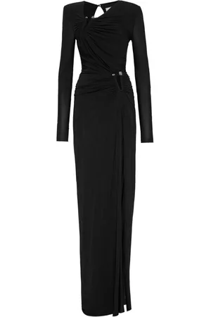 Philipp Plein Long piercing-detail dress