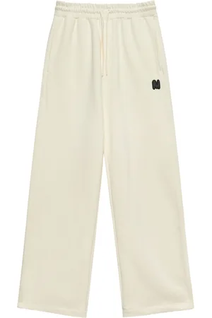 Msgm Embroidered-logo cotton track pants