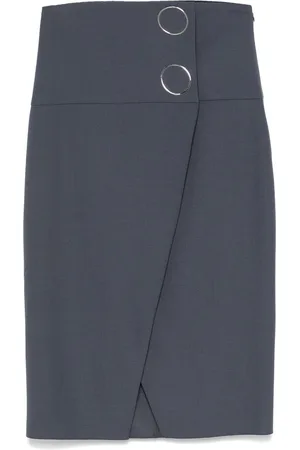 Patrizia Pepe Buttoned midi skirt