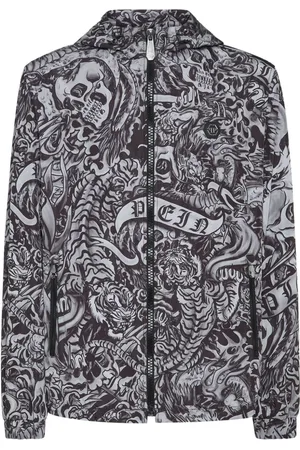Philipp Plein Tattoo windbreaker
