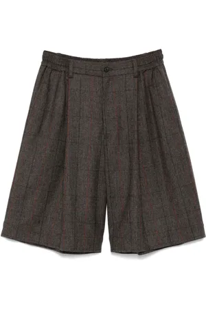 stein Check-pattern shorts