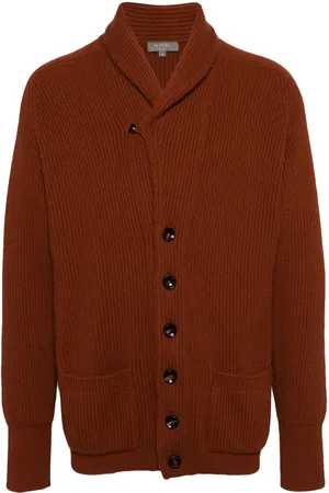 N.PEAL Garrick Shawl cashmere cardigan