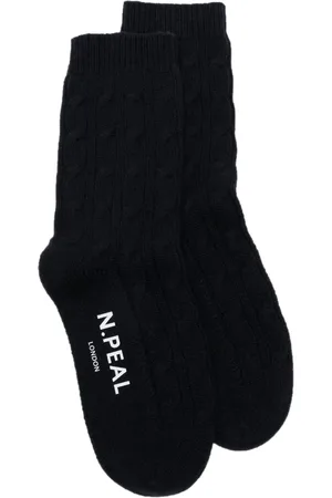 N.PEAL Cable house socks