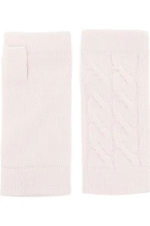 N.PEAL Cable fingerless gloves