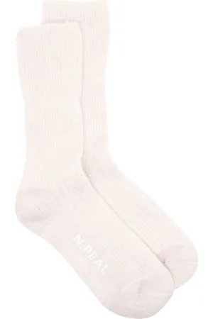 N.PEAL Rib Bed Socks