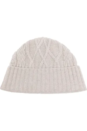 N.PEAL Chunky-knitted beanie hat