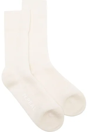 N.PEAL Rib-knit cashmere socks