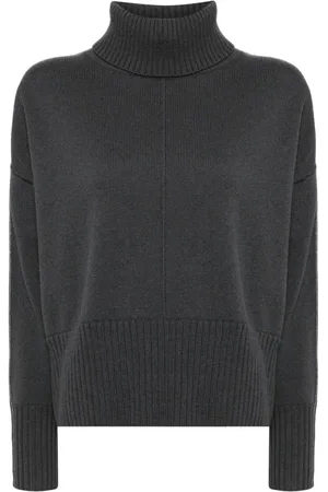 N.PEAL Roll-neck organic cashmere jumper