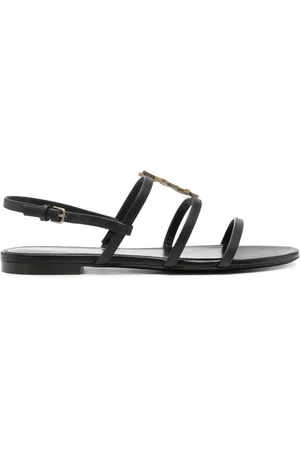 Saint Laurent Cassandre-plaque sandals