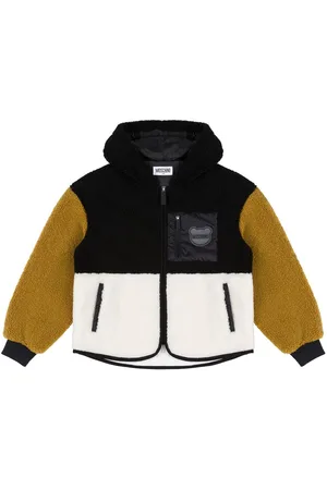 Moschino Teddy bear logo hooded jacket