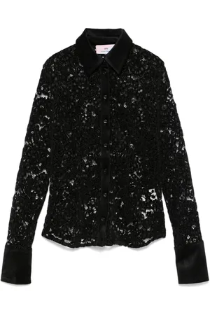 Chiara Ferragni Corded-lace shirt