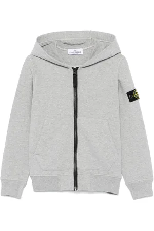 Stone Island Organic-cotton fleece hoodie