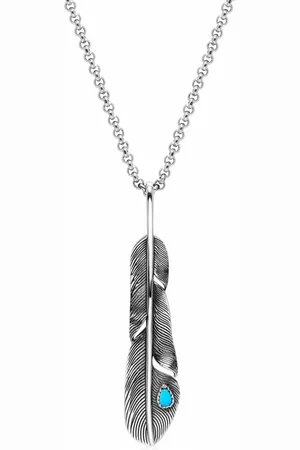 Nialaya Feather pendant necklace