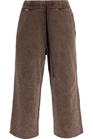 R13 Cotton flared trousers