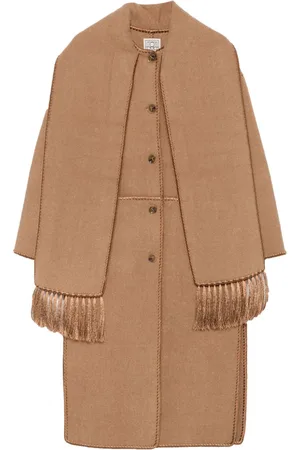 Totême Embroidered scarf coat