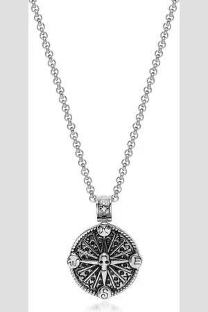 Nialaya Compass-pendant necklace