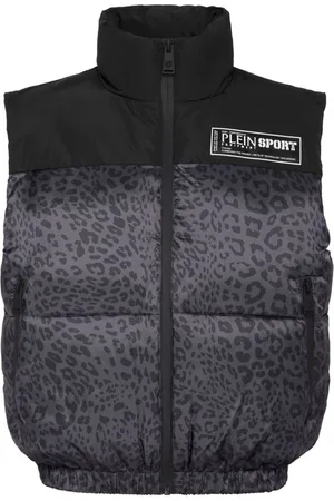Philipp Plein Leopard-print gilet